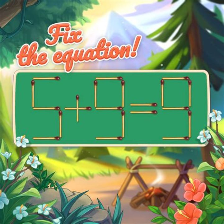 5+8=9 Fix The Equation By Moving 1 Stick
