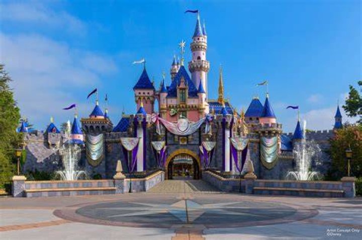Disney castyle in Anaheim