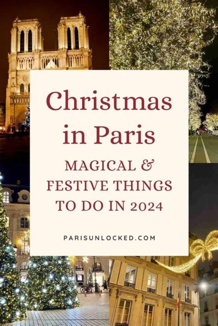 Paris put on a festive display