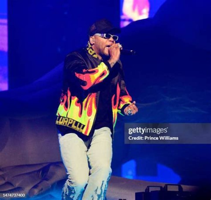 Rapper Flo Rida, 44, also made it, and got the crowd going with a lively performance