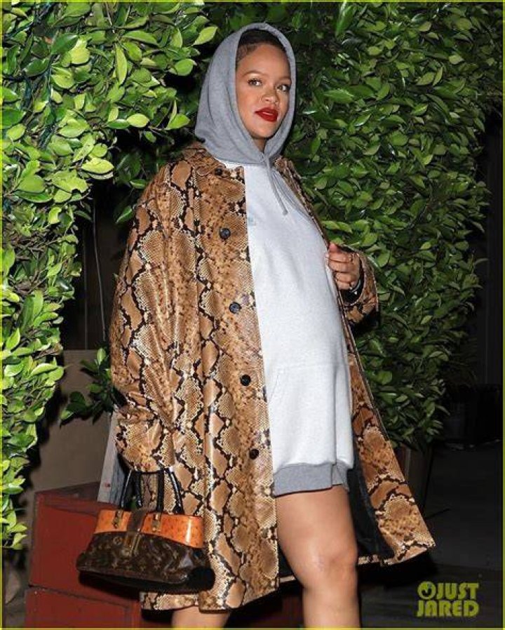 Rihanna snakeskin print